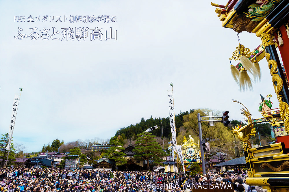 春の高山祭（山王祭）の観光写真です　撮影・柳沢雅彦